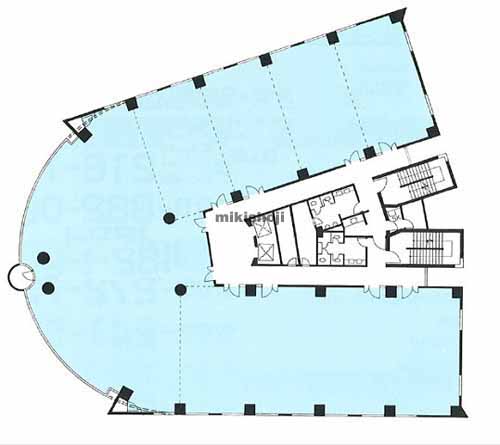 新札幌第一生命ビルディング 平面1