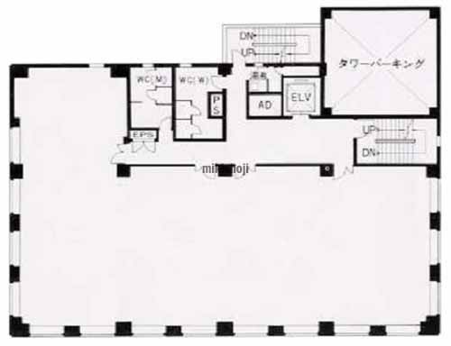 朝日生命釧路ビル 平面1