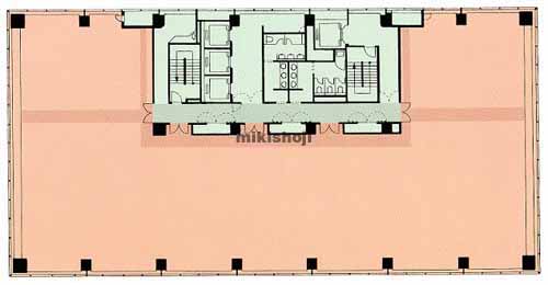 仙台定禅寺ビル 平面1