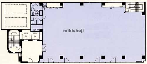 五橋・北目町の第二河北ビル 平面1