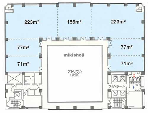 秋田アトリオンビル 平面1