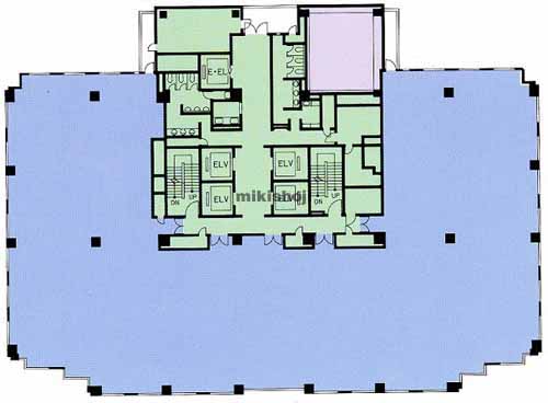 仙台パークビル 平面1