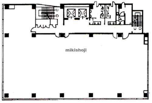 郡山虎丸町第一生命ビルディング 平面1