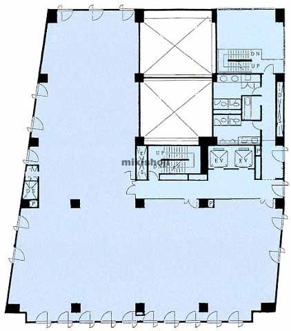 大樹生命青森ビル 平面1