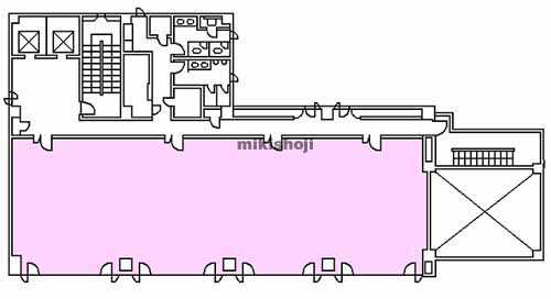 損保ジャパン盛岡ビル 平面1