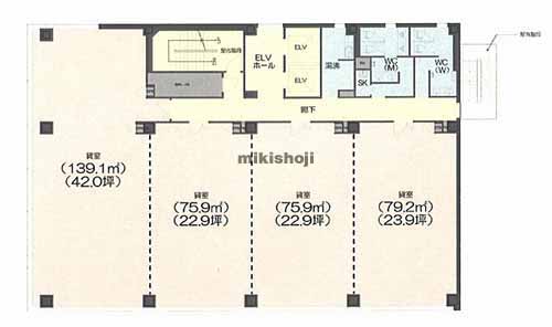 山王セントラルビル 平面1