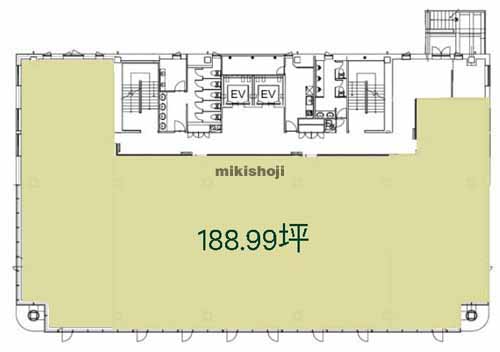 宮城野区他のＡＳＭＡＣＩ仙台ＴＭビル 平面1