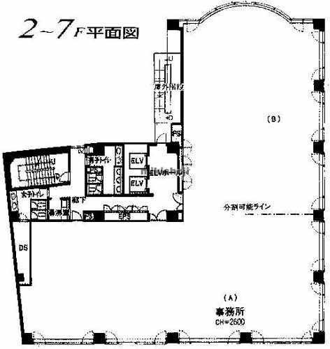 藤和不動産新横浜ビル 平面1