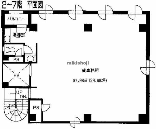 中区その他のアンジェ関内ビル 平面1