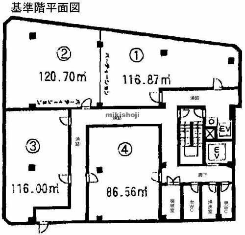 カイビル本館 平面1