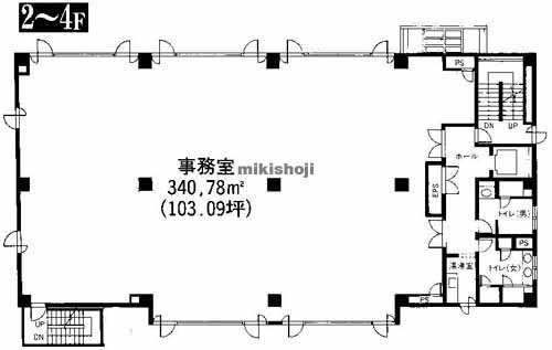 鹿島田駅前ビル 平面1
