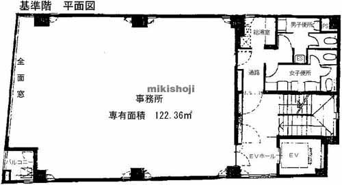 鶴見第一生命ビル 平面1