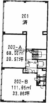 Ｓ.Ｃ.城田ビル 平面1
