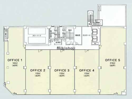 ＣＴＶ錦ビル 平面1