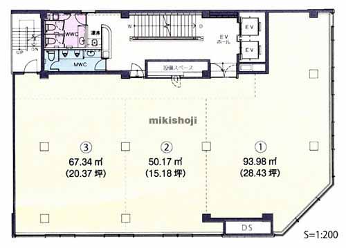 名古屋ディーアイシービル 平面1