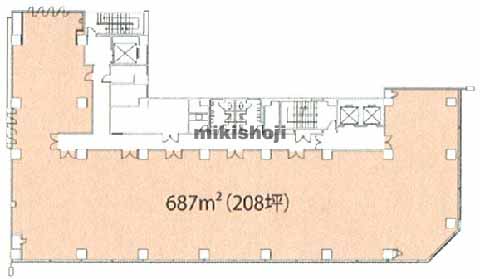 日本生命広小路ビル 平面1