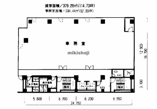 久屋パークビル 平面1