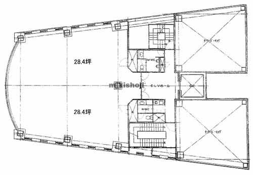 代官町ビルディング(旧:アーク代官町ビルディング) 平面1