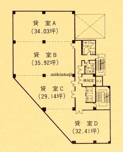 豊橋フロントビル 平面1