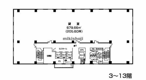 浜松第一生命日通ビル 平面1