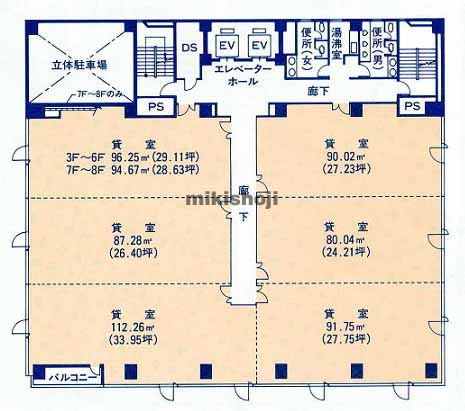 静銀ニッセイ豊橋ビル 平面1