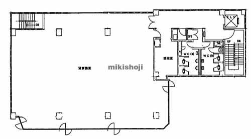 プライム岐阜金町(旧:朝日生命岐阜ビル) 平面1
