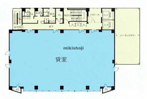 岐阜スカイウォールビルディング 平面1