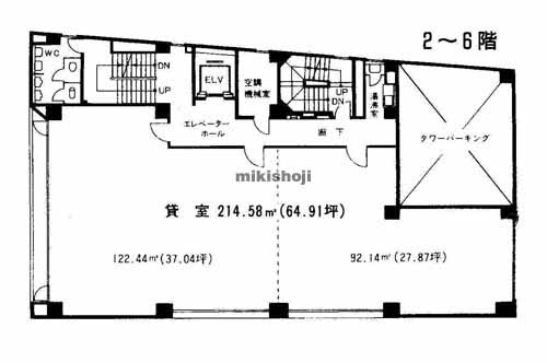 浜松元城町第一ビルディング 平面1