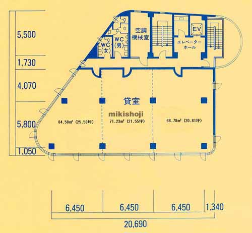 豊橋サウスビル 平面1
