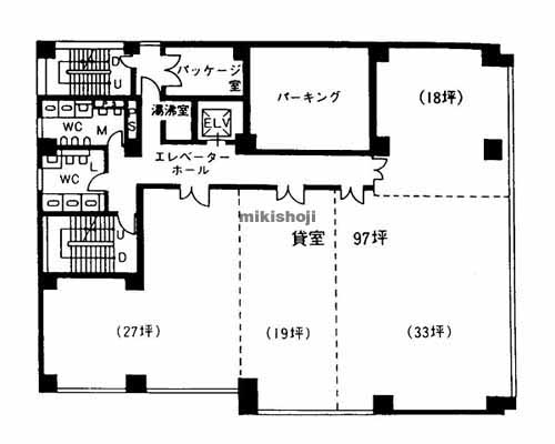 岐阜ステーションビル 平面1