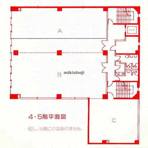 梅田ビル 平面1