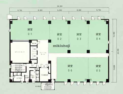 浜松大同生命ビル 平面1