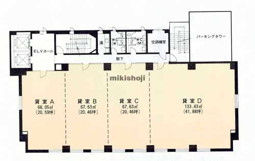 朝日生命一宮ビル 平面1