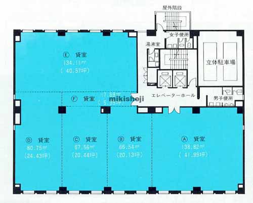 大樹生命岐阜駅前ビル 平面1