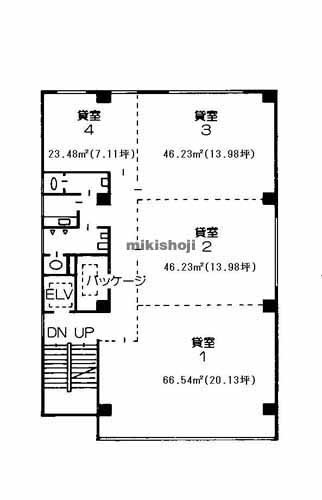 一社中央ビル 平面1