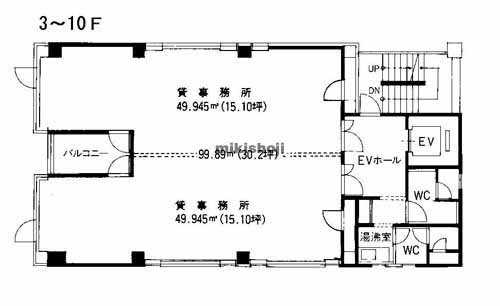 ミズノビル 平面1