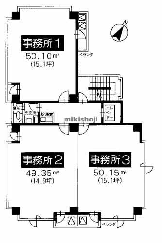 ＭＩＤＯＲＩビル 平面1