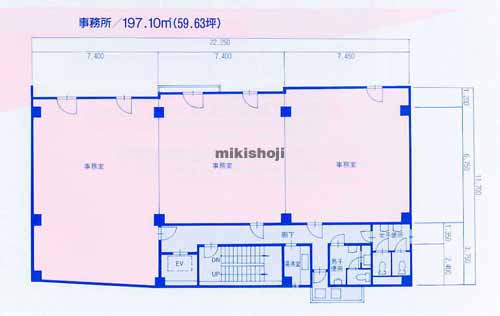 名北フロントビル 平面1