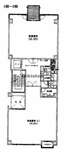 ヒビノ・オフィスラインズ 平面1