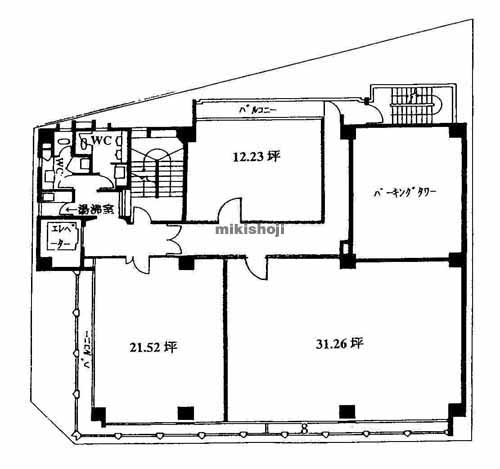 カーニープレイス岡崎 平面1