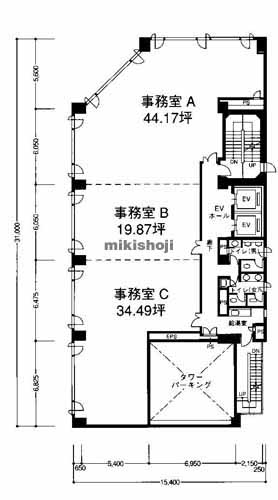 ＨＯＷＡビル四日市 平面1