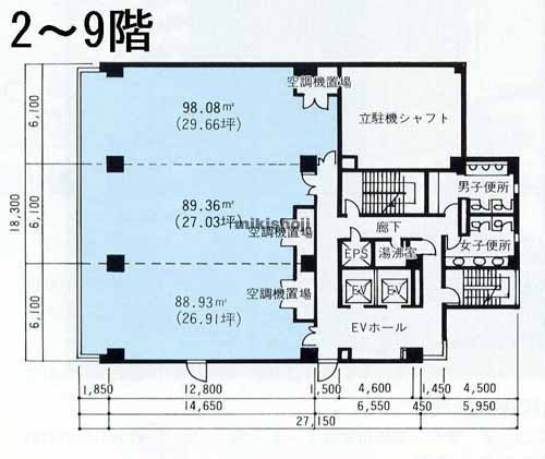 アーバンスクエア浜松ビル 平面1