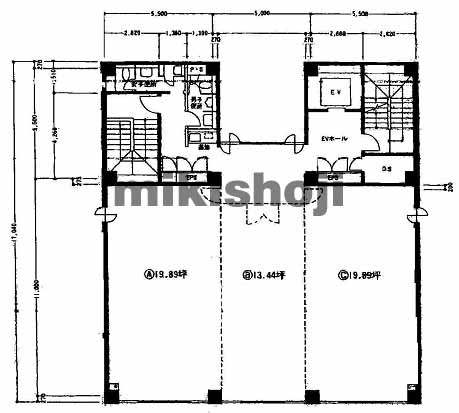 松本ヤマトビル(旧:中部クレーン松本ヤマトビル) 平面1
