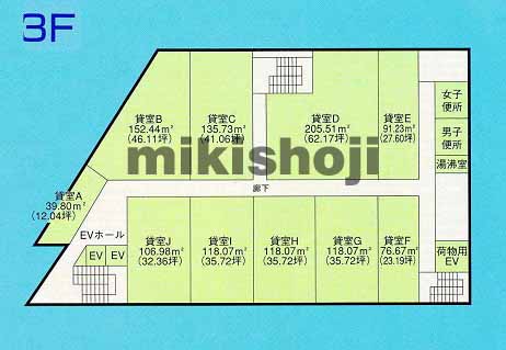 原ターミナルビル 平面1