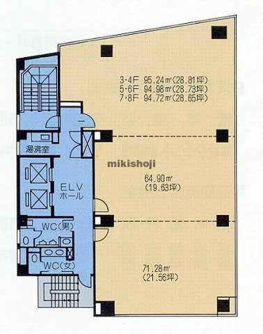 セントラル松本中央ビル 平面1