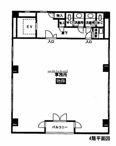 プロト新栄ビル 平面1