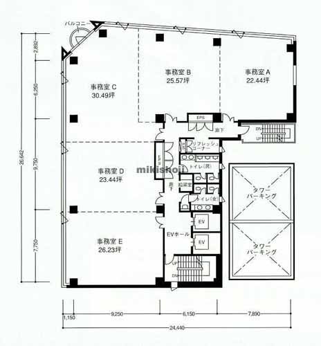フロンティア丸杉ビル 平面1