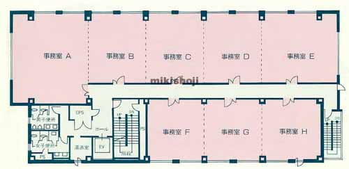三交伊勢ビル 平面1