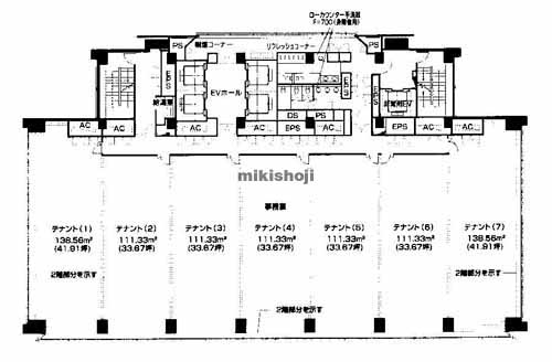 静岡市全域の静岡ＭＹタワー 平面1