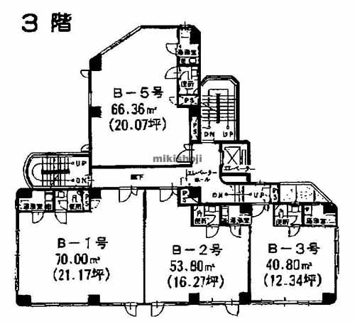第六名昭ビル 平面1